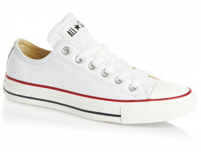 Кеды Converse Chuck Taylor All Star Ox Mens Leather Lace Up 132173 унисекс (белый) Кеды Converse Chuck Taylor All Star Ox Mens Leather Lace Up 132173 унисекс (белый)