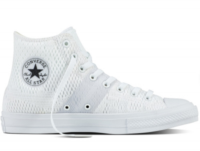 Кеды Converse Chuck Tailor All Star II Engineered Mesh Hi 155748C унисекс (белый) Кеды Converse Chuck Tailor All Star II Engineered Mesh Hi 155748C унисекс (белый)