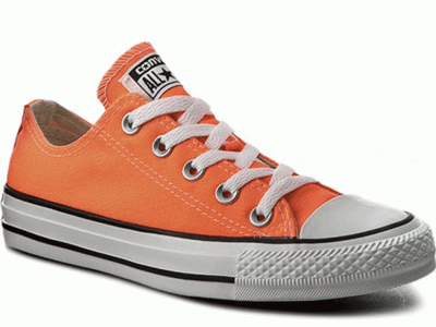 Кеды Converse Chuck Taylor All Star Seasonal Low Top Hyper Orange 155736C унисекс (оранжевый) Кеды Converse Chuck Taylor All Star Seasonal Low Top Hyper Orange 155736C унисекс (оранжевый)