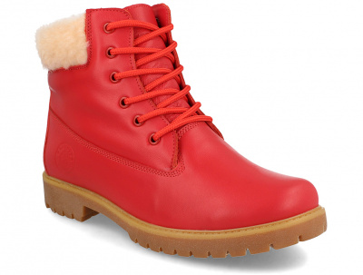 Женские ботинки Forester Red Lthr Yellow Boot  0610-247 оптом