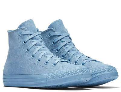 Женские кеды Converse Chuck Taylor All Star Mono Suede High Top 561729C Light Blue Женские кеды Converse Chuck Taylor All Star Mono Suede High Top 561729C Light Blue