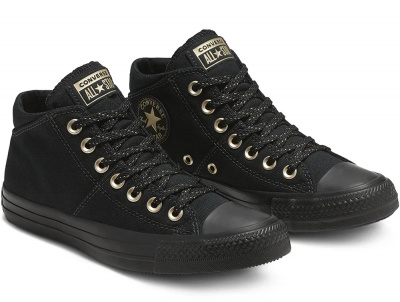Женские кеды Converse Chuck Taylor All Star Madison 565228C Mid Black Женские кеды Converse Chuck Taylor All Star Madison 565228C Mid Black
