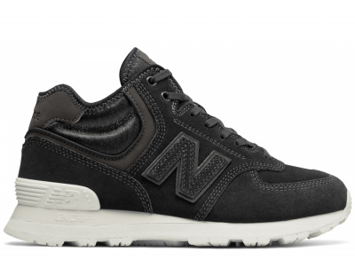 Кроссовки New Balance WH574BB Черные кожа замша Кроссовки New Balance WH574BB Черные кожа замша