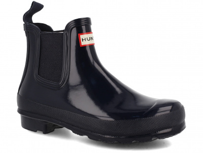 Женские резиновые сапоги Hunter Original Chelsea Gloss WFS1043RGL-89 NVY Женские резиновые сапоги Hunter Original Chelsea Gloss WFS1043RGL-89 NVY