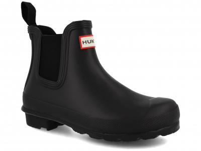 Женские резиновые сапоги Hunter Original Chelsea WFS2006RMA black Женские резиновые сапоги Hunter Original Chelsea WFS2006RMA black