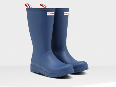 Женские резиновые сапоги Hunter Original Play Boot Tall WFT2007RMA PEAK BLUE Женские резиновые сапоги Hunter Original Play Boot Tall WFT2007RMA PEAK BLUE