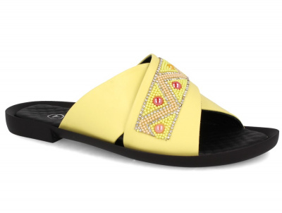 Шлепанцы Las Espadrillas 0137-939-73 (чёрный/жёлтый) Шлепанцы Las Espadrillas 0137-939-73 (чёрный/жёлтый)