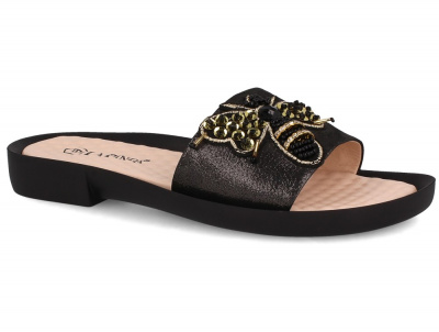 Шлепанцы Las Espadrillas 0235-A4-27 (чёрный) Шлепанцы Las Espadrillas 0235-A4-27 (чёрный)