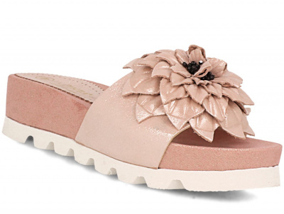 Женские шлепанцы Las Espadrillas 0428-420-86 (пудра) Женские шлепанцы Las Espadrillas 0428-420-86 (пудра)