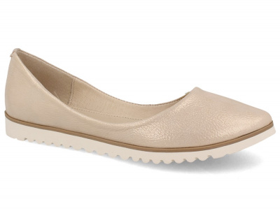 Балетки Las Espadrillas 2402-18 (золотистий/бежевый) Балетки Las Espadrillas 2402-18 (золотистий/бежевый)