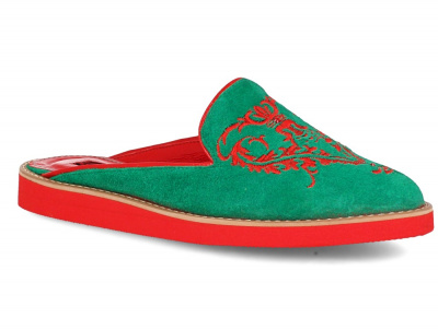 Туфли Las Espadrillas 472640-2247 унисекс (зеленый/красный) Туфли Las Espadrillas 472640-2247 унисекс (зеленый/красный)