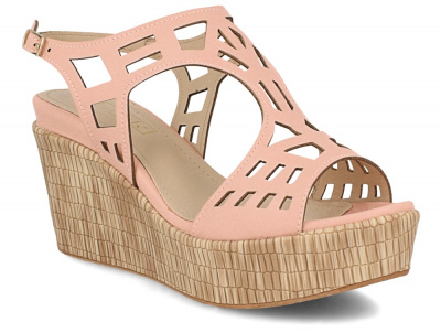 Женские сандалии Las Espadrillas Miss Folx 6602-34 (розовый) Женские сандалии Las Espadrillas Miss Folx 6602-34 (розовый)