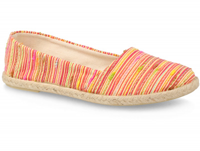 Балетки Las Espadrillas FV7913-4721 унисекс (красный/жёлтый) Балетки Las Espadrillas FV7913-4721 унисекс (красный/жёлтый)
