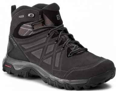 Мужские ботинки Salomon Evasion 2 Mid Leather 398714 Gore-Tex Мужские ботинки Salomon Evasion 2 Mid Leather 398714 Gore-Tex