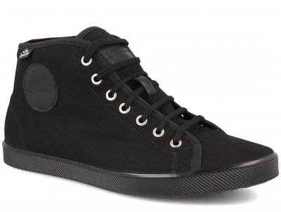 Мужские кеды Las Espadrillas Black 9214-27 Мужские кеды Las Espadrillas Black 9214-27
