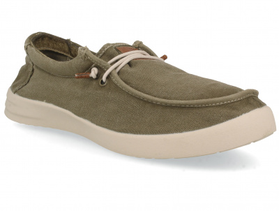 Мужские кеды Las Espadrillas Khaki FV0230-17 Made in Spain Мужские кеды Las Espadrillas Khaki FV0230-17 Made in Spain