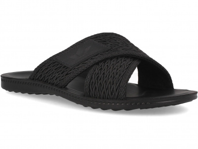 Мужские шлепанцы Las Espadrillas Black Knights T021-2727 Мужские шлепанцы Las Espadrillas Black Knights T021-2727