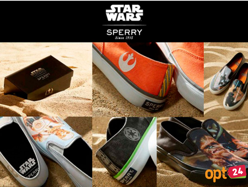 Купити оптом Сліпони Sperry Cloud Slip On Han & Chewie Sneaker SP-17650 Star Wars  - Фото 4