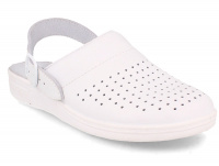 Кожаная докторская обувь Forester Sanitar 0404-13 White оптом
