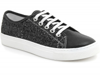 Кеди Las Espadrillas 6407-27 (чорний) оптом