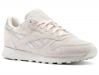 Кроссовки Reebok Classic Leather Shimmer Pale Pink/Matte Silver/Chalk bs9865 оптом
