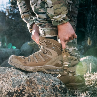 Мужские берцы Salomon 409434 Quest 4D Gtx® Forces 2 En Brown  оптом