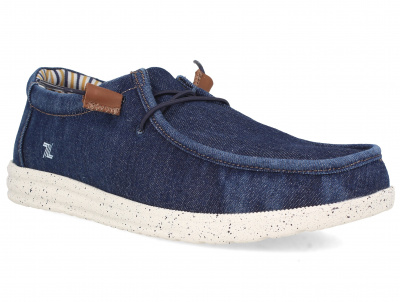 Мужские кеды Las Espadrillas Light Navy 10129-89 Мужские кеды Las Espadrillas Light Navy 10129-89 оптом