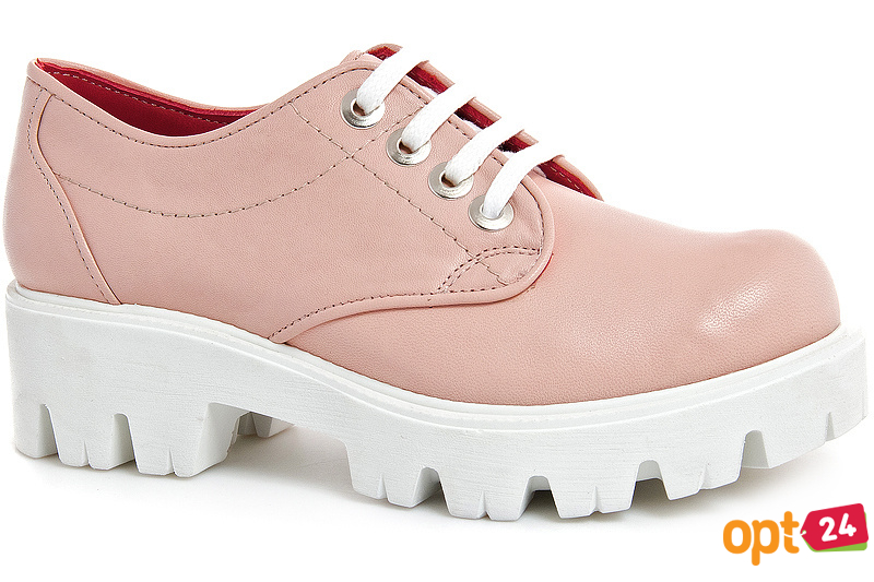 Женские туфли Las Espadrillas 658301-1  (розовый) оптом