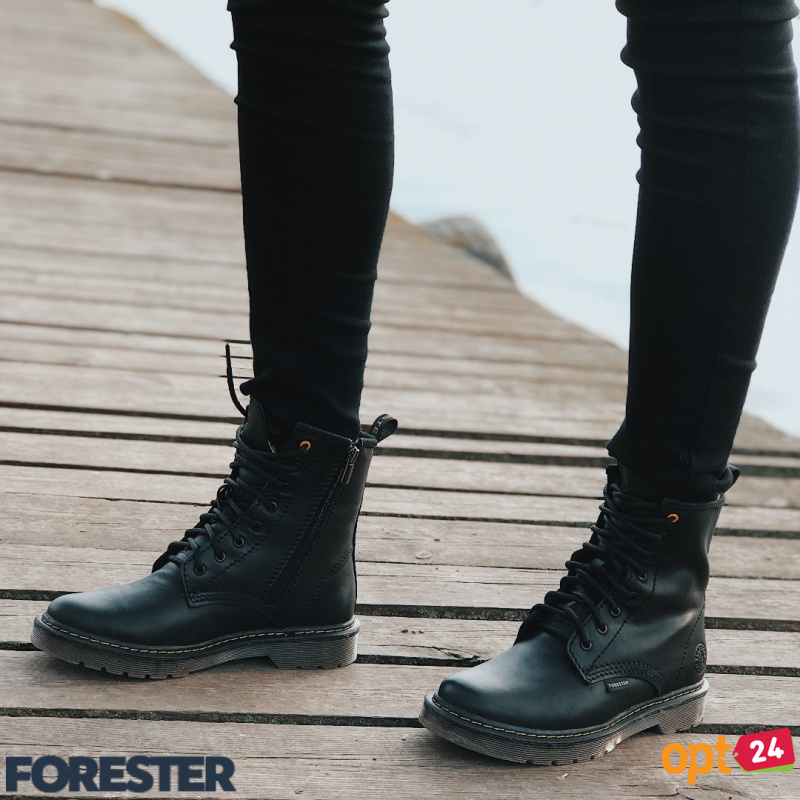 Купить оптом Ботинки Forester Serena Black Zip 1460-27 - Изображение 12