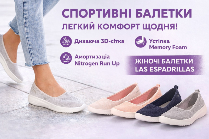 Купити оптом Жіночі балетки Las Espadrillas 26222-18 Memory Foam - Фото 7