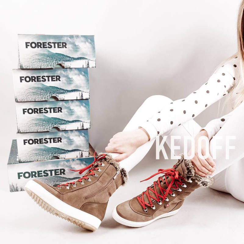 Купить оптом Женские зимние кеды Forester Oland Primaloft 2759-30 - Изображение 6