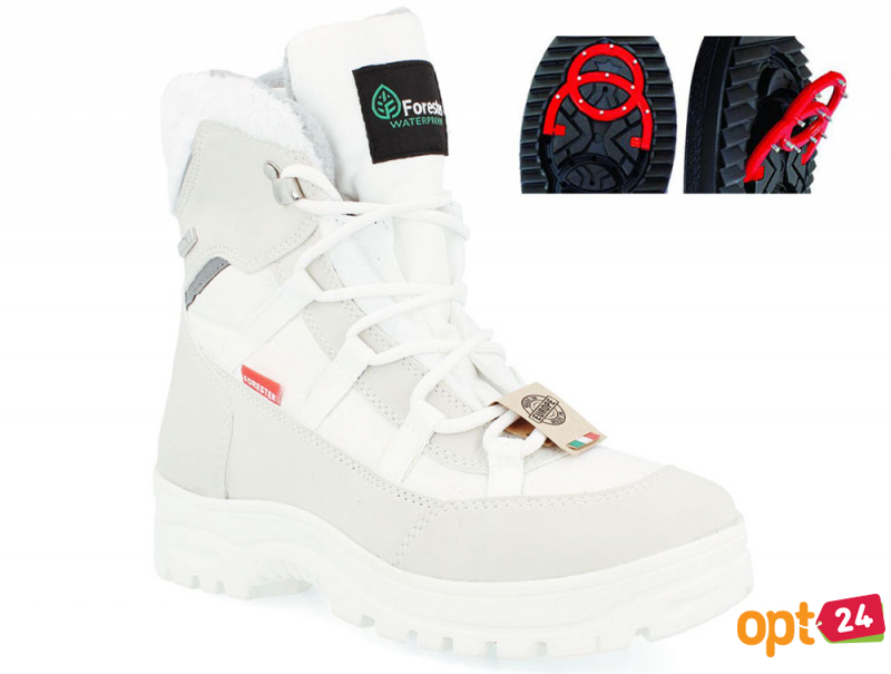 Купить оптом Женские ботинки Forester Whiteland 13116-1337 OC System Tipper