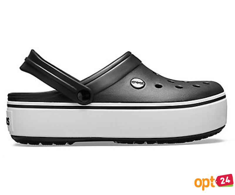 Купить оптом Женские сандалии Crocs Crocband Platform Clog Black/White 205434-066 - Изображение 2
