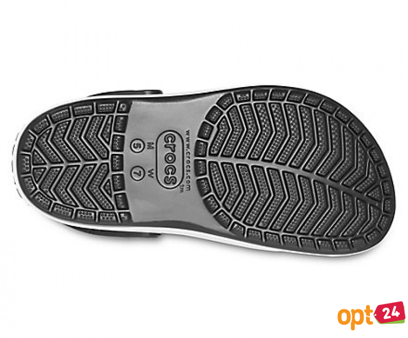 Купить оптом Женские сандалии Crocs Crocband Platform Clog Black/White 205434-066 - Изображение 4