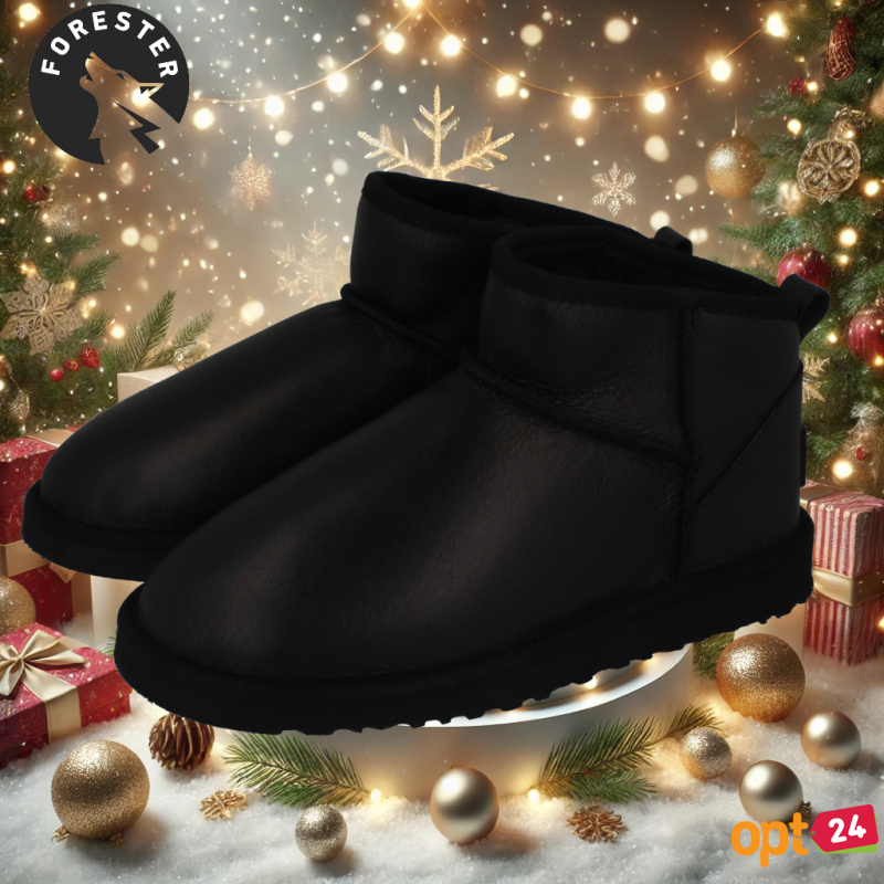 Купити оптом Жіночі уггі Forester  Innsbruck 1481-301 Black Real Leather Sheepskin - Фото 7