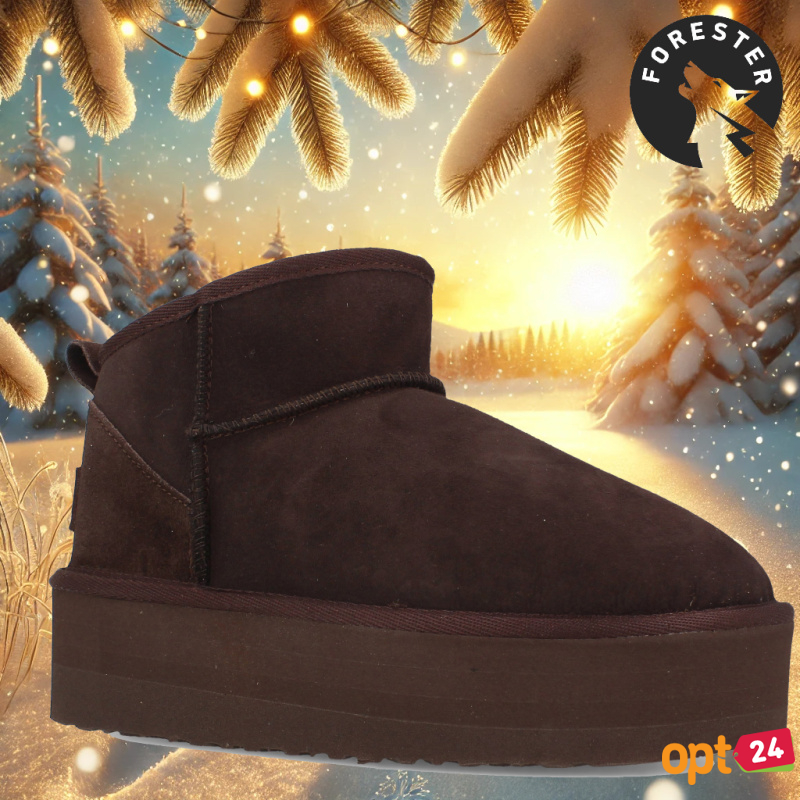 Купить оптом Женские зимние угги Forester Salzburg 2301-45 Chocolate Nbk - Изображение 7