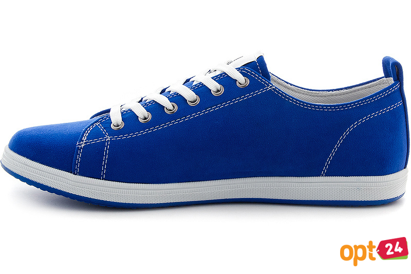 Купить оптом Текстильная обувь Las Espadrillas 15018-42 унисекс    (синий) - Изображение 3