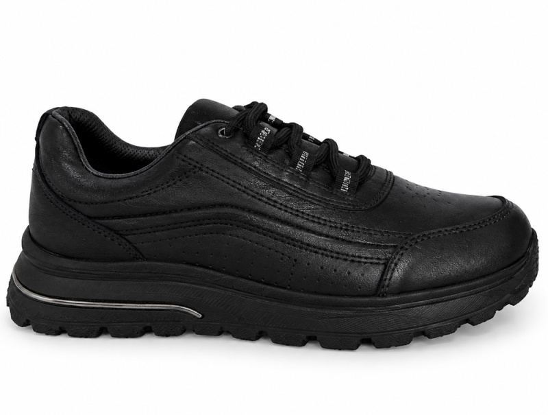 Купить оптом Кожаные черные кроссовки Forester K.Paolo L5250-27 - Изображение 2