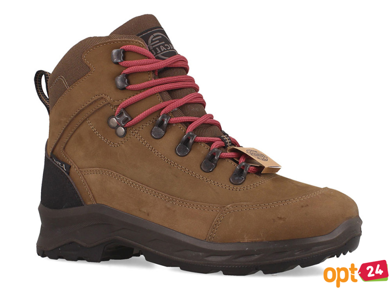 Коричневые ботинки Jacalu 13712-5J Made in Italy оптом