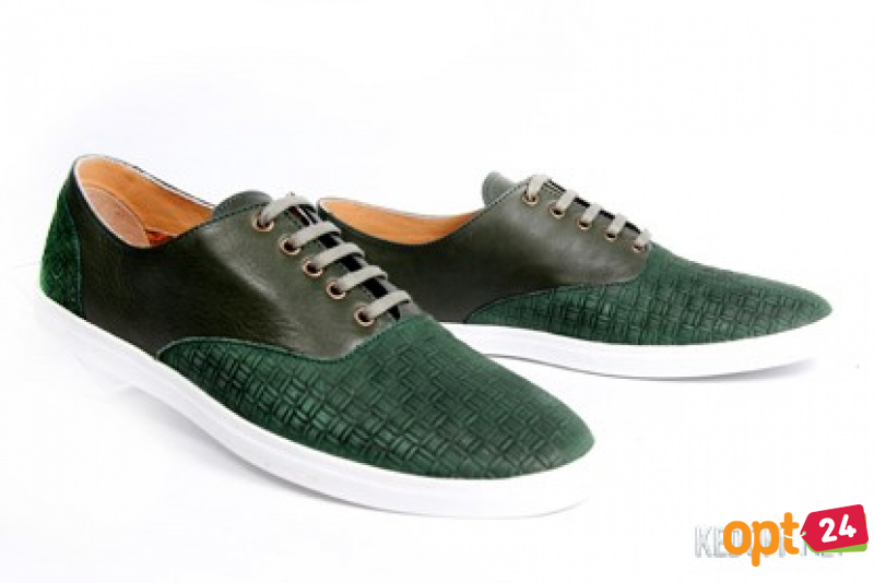 Купить оптом Мужские туфли Las Espadrillas 1375-14779    (зеленый)