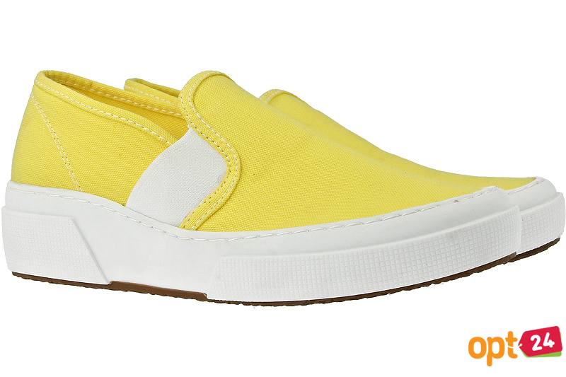 Текстильная обувь Las Espadrillas 5718-21 унисекс    (жёлтый) оптом