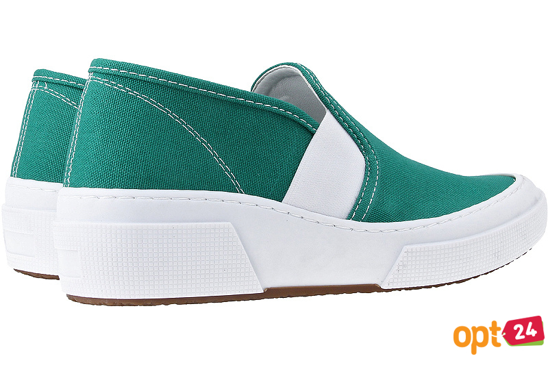 Купить оптом Текстильная обувь Las Espadrillas 5718-22 унисекс    (зеленый) - Изображение 2