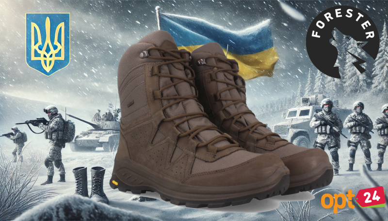 Купити оптом Чоловічі берці Forester Baggi 31341-1FO Vibram Cordura Sympatex -15 - Фото 10
