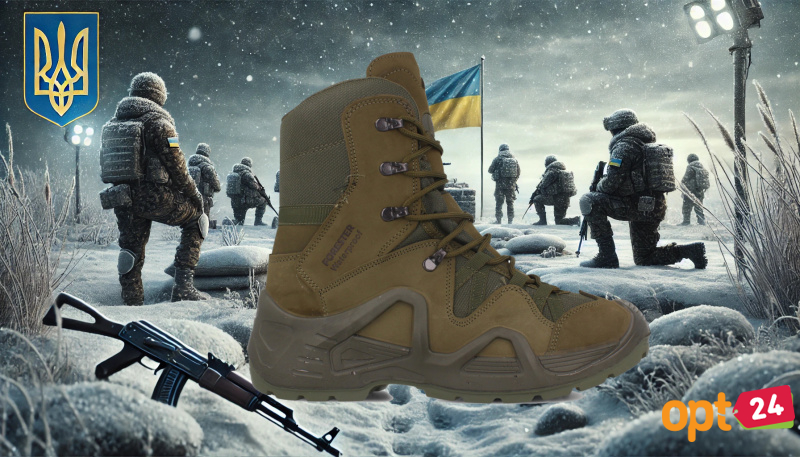 Купити оптом Чоловічі берці Forester High Khaki F3545 Waterresistant - Фото 9