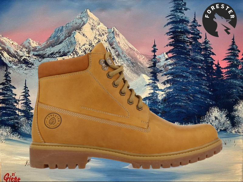 Купити оптом Чоловічі черевики Forester Camel Leather 7751-180 Timber Land - Фото 6