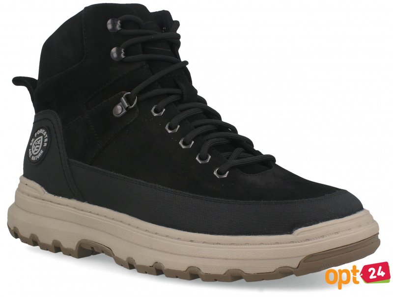 Чоловічі черевики Forester Lumber Middle Black F313-102 оптом