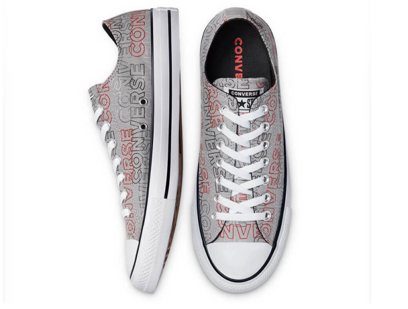Купити оптом Чоловічі кеди Converse Chuck Tailor All Star Wordmark Print low 170109C - Фото 6