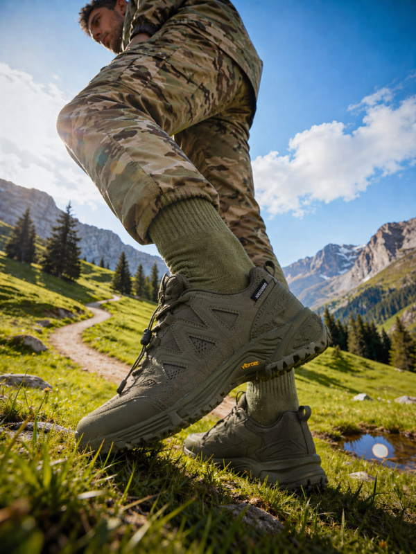 Купить оптом Мужские кроссовки Forester Low Force Khaki Waterproof B24W004A-17FO Vibram - Изображение 10