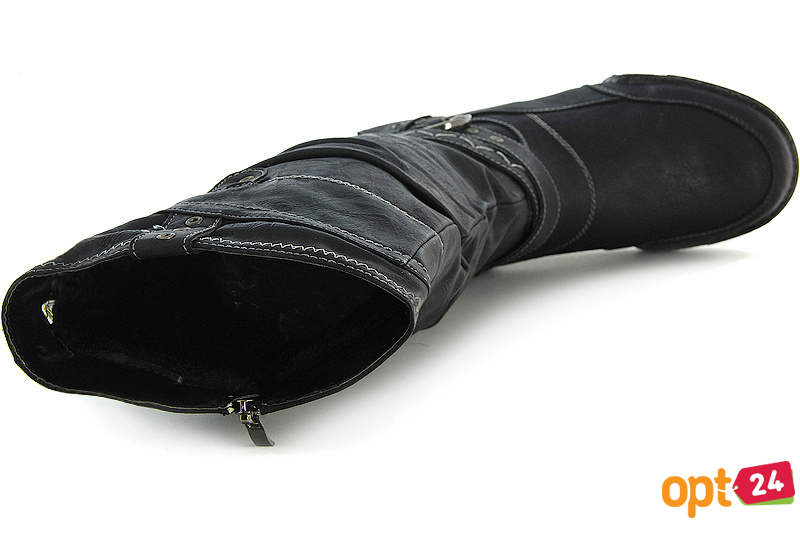 Купить оптом Женские модельные сапоги Forester 7711    (чёрный) - Изображение 6